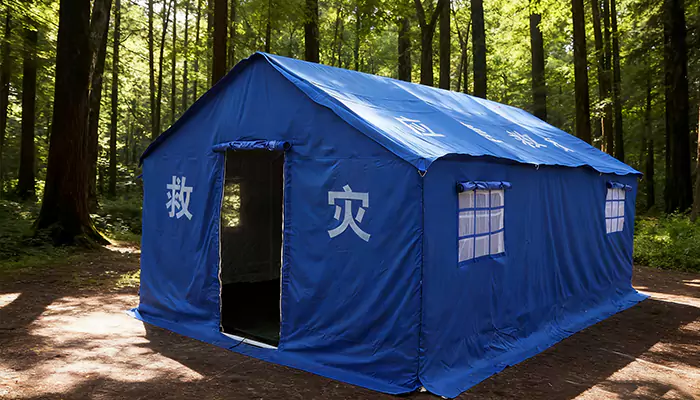 Namioty ratunkowe wzmacniają linię obrony, chroniąc życie