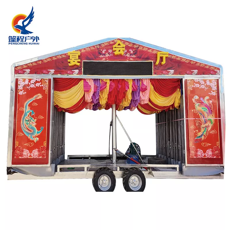 Elektryczny namiot typu push-pull