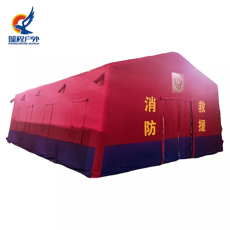 Nadmuchiwany namiot strażacki